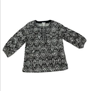 Cathy Daniels 3/4 Sleeve Top Size Medium